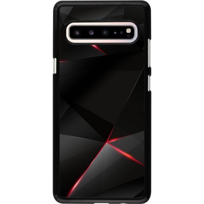 Coque Samsung Galaxy S10 5G - Black Red Lines