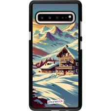 Coque Samsung Galaxy S10 5G - Chalet montagne enneigée