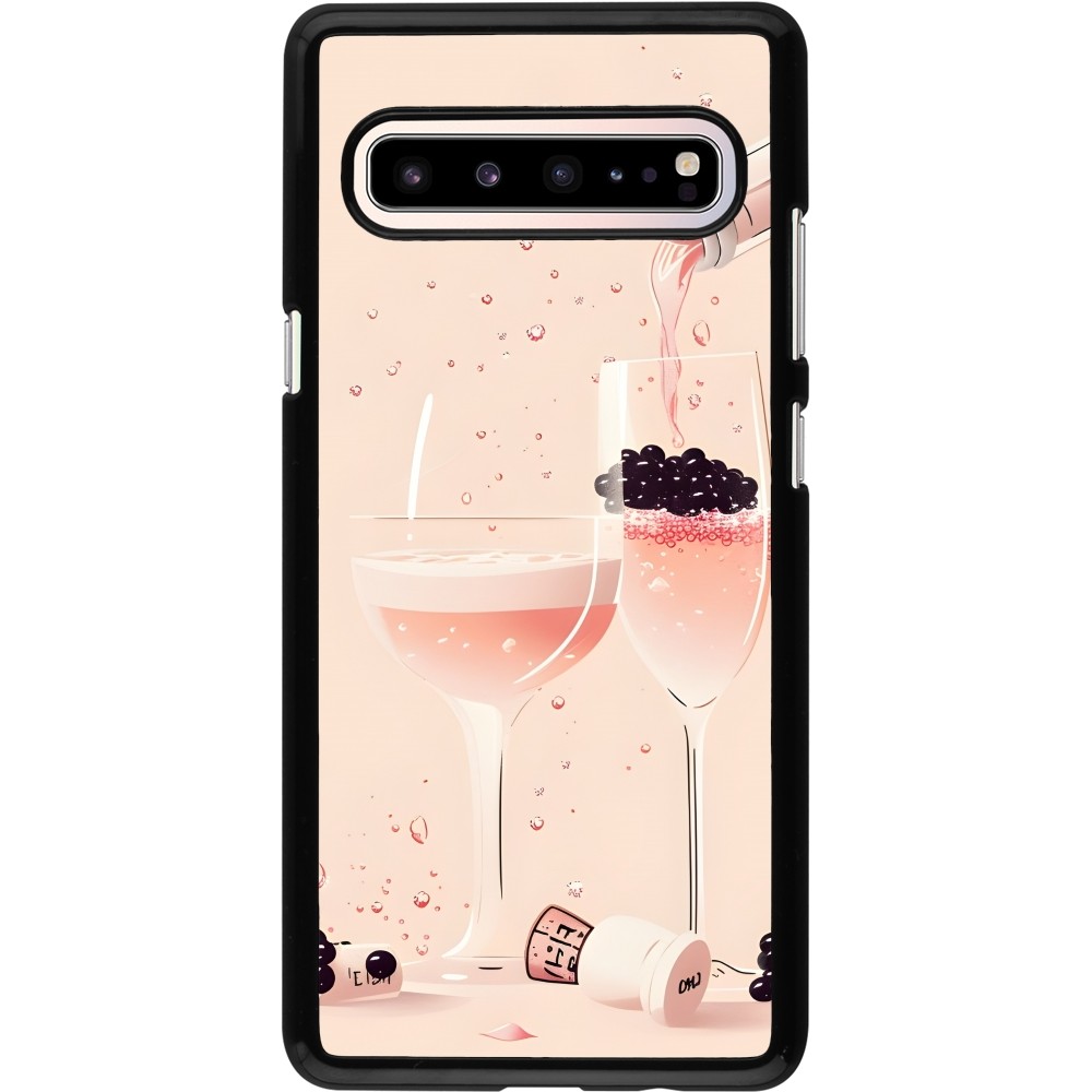 Coque Samsung Galaxy S10 5G - Champagne Pouring Pink