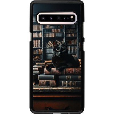 Coque Samsung Galaxy S10 5G - Chat livres sombres