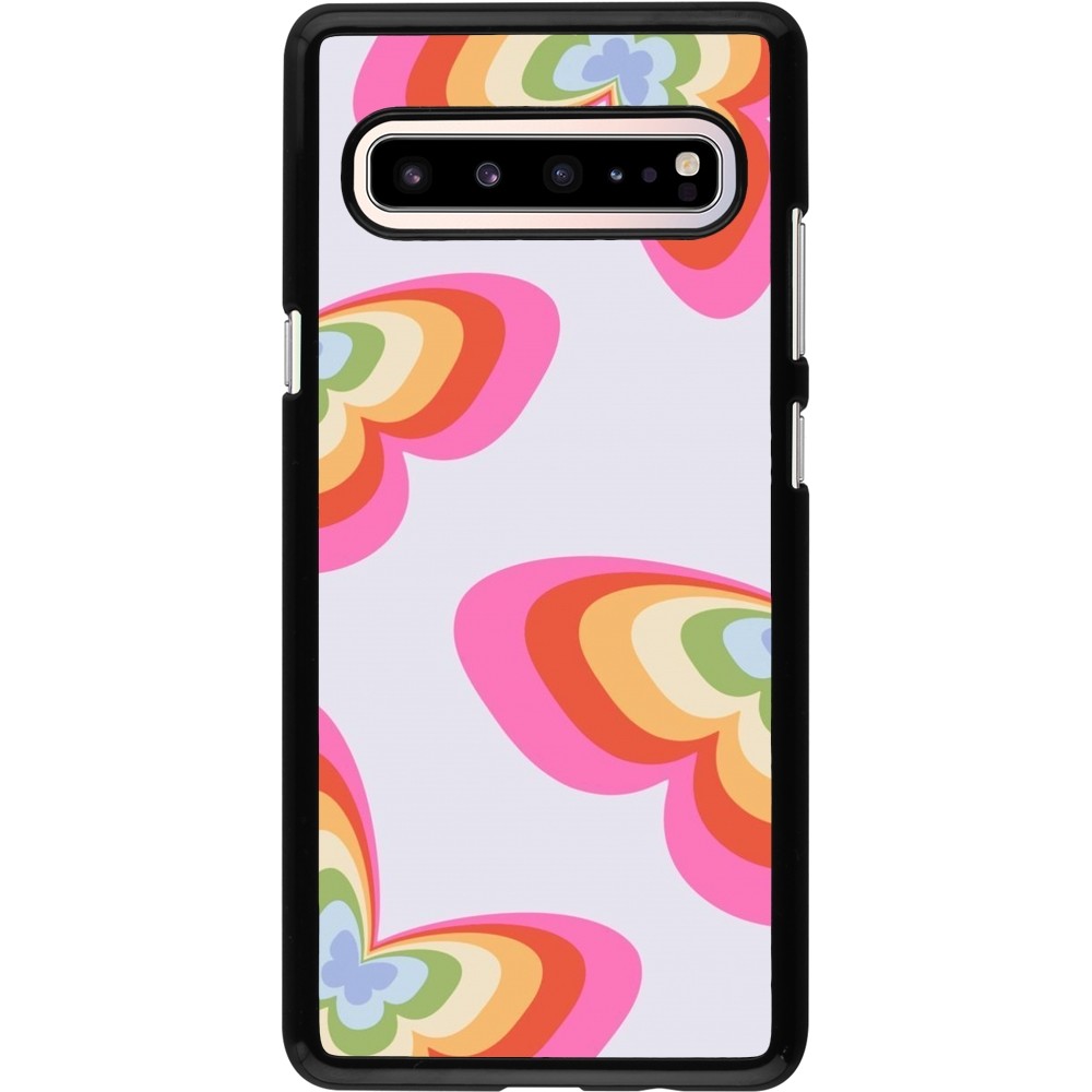 Coque Samsung Galaxy S10 5G - Easter 2024 rainbow butterflies