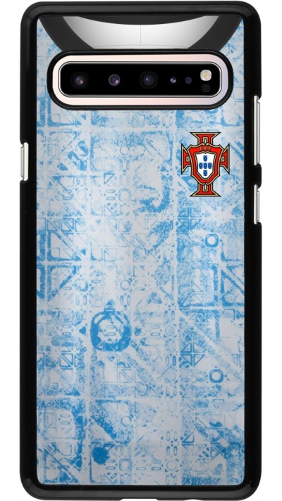 Coque Samsung Galaxy S10 5G - Maillot de football Portugal Extérieur personnalisable