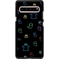 Coque Samsung Galaxy S10 5G - Halloween 2024 colorful ghosts