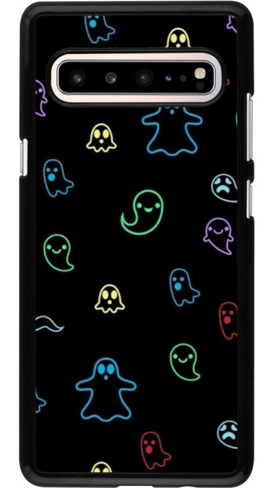 Coque Samsung Galaxy S10 5G - Halloween 2024 colorful ghosts