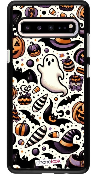 Coque Samsung Galaxy S10 5G - Halloween 2024 Cute Pattern