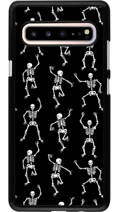 Coque Samsung Galaxy S10 5G - Halloween 2024 dancing skeleton