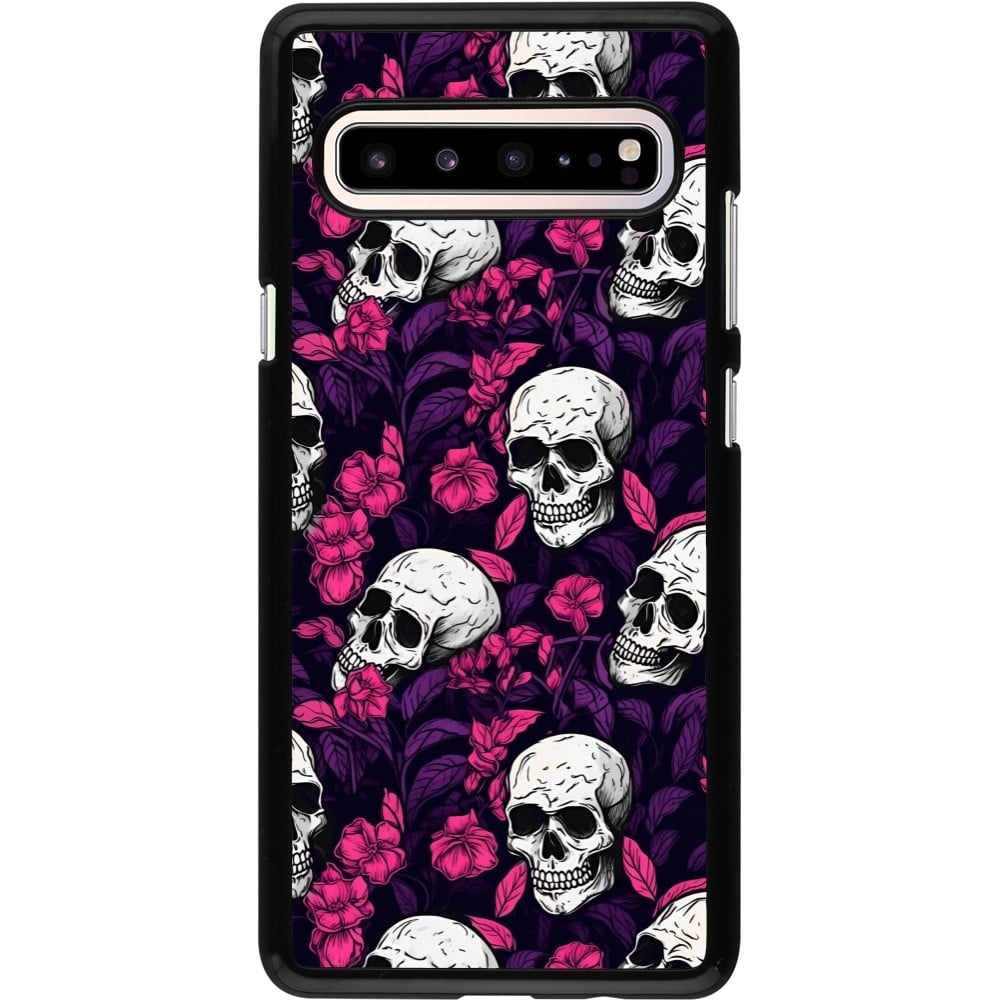 Coque Samsung Galaxy S10 5G - Halloween 2024 romantic skulls