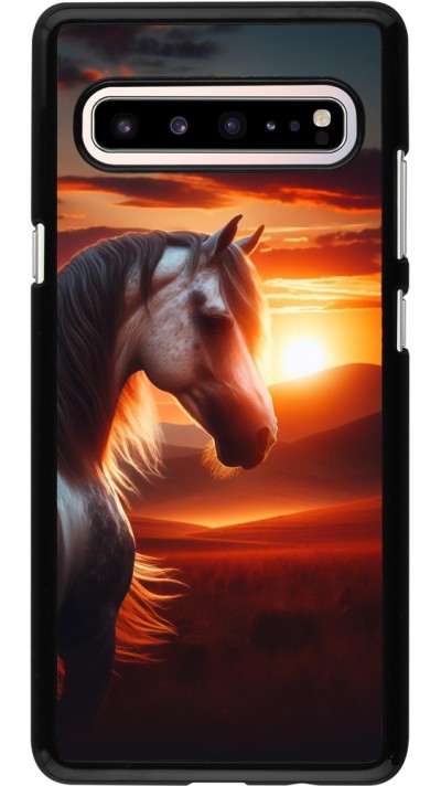 Coque Samsung Galaxy S10 5G - Majestic Sunset Horse