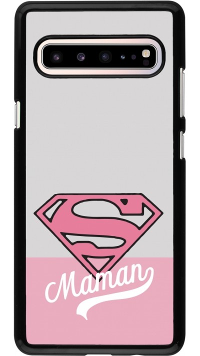 Coque Samsung Galaxy S10 5G - Mom 2024 Super hero maman