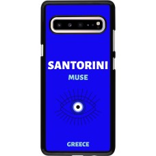 Samsung Galaxy S10 5G Case Hülle - Pop Summer Destination Santorini