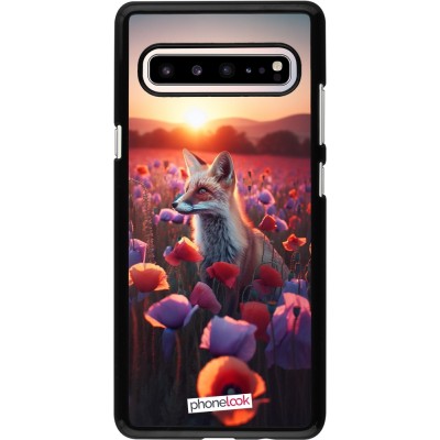 Coque Samsung Galaxy S10 5G - Renard pourpre au crépuscule