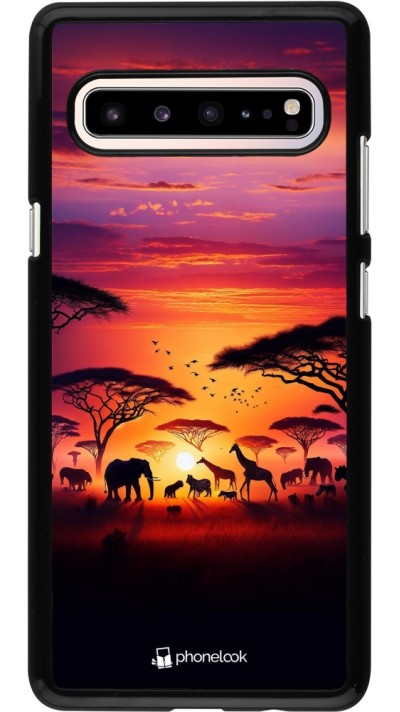 Coque Samsung Galaxy S10 5G - Safari sunset wildlife