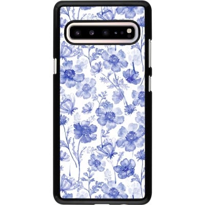 Coque Samsung Galaxy S10 5G - Spring 23 watercolor blue flowers