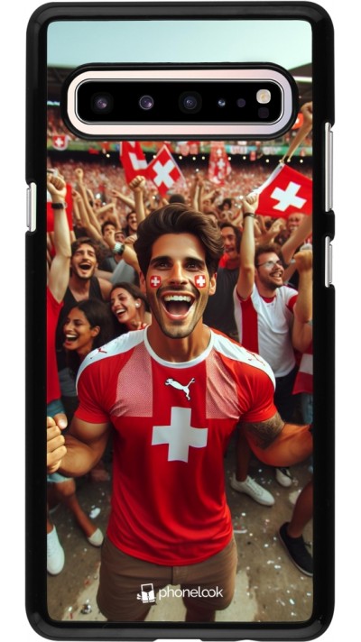Coque Samsung Galaxy S10 5G - Supporter Suisse Euro 2024