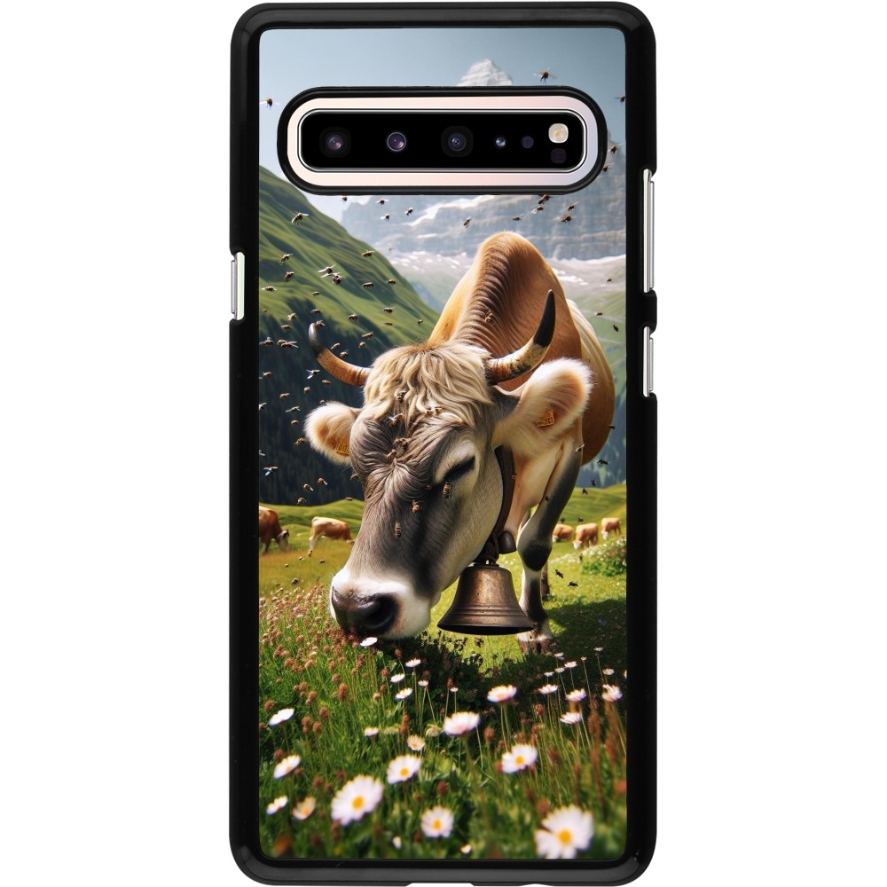 Coque Samsung Galaxy S10 5G - Vache montagne Valais