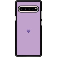 Coque Samsung Galaxy S10 5G - Valentine 2023 purpule single heart