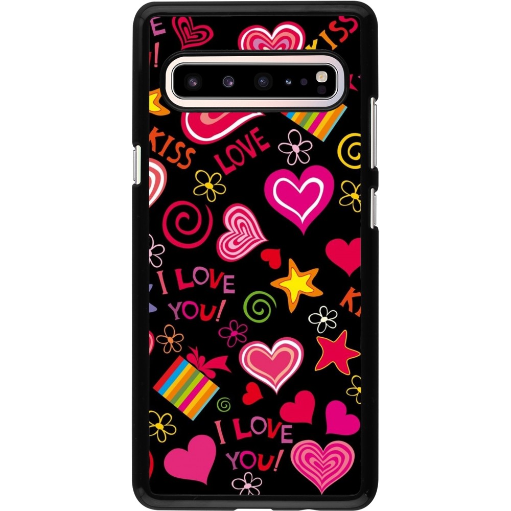 Coque Samsung Galaxy S10 5G - Valentine 2023 love symbols