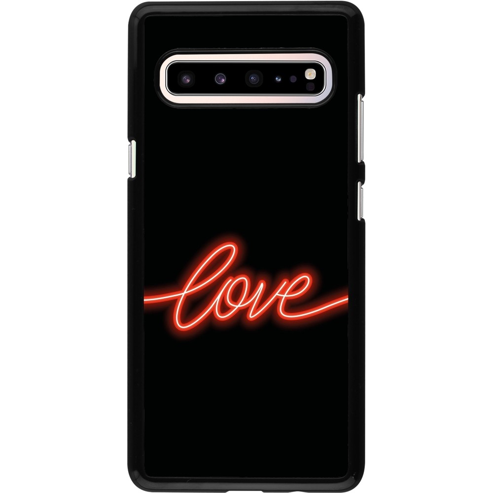 Coque Samsung Galaxy S10 5G - Valentine 2023 neon love