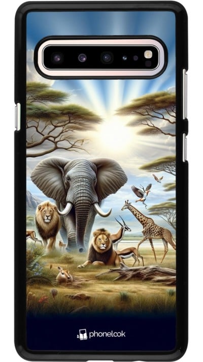 Coque Samsung Galaxy S10 5G - Vie sauvage africaine