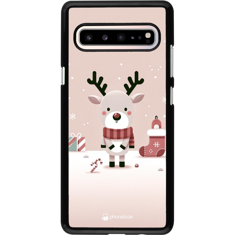 Coque Samsung Galaxy S10 5G - Noël 2023 Choupinette Renne