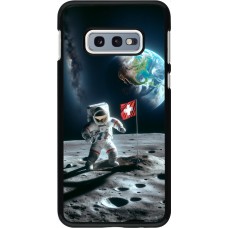 Coque Samsung Galaxy S10e - Astro Suisse sur lune