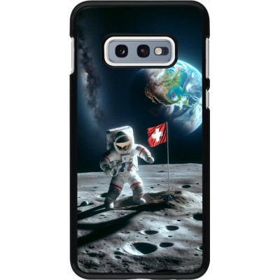 Coque Samsung Galaxy S10e - Astro Suisse sur lune