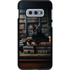 Coque Samsung Galaxy S10e - Chat livres sombres