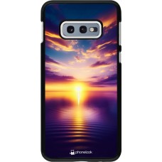 Coque Samsung Galaxy S10e - Coucher soleil jaune violet