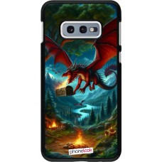 Coque Samsung Galaxy S10e - Dragon Volant Forêt Trésor