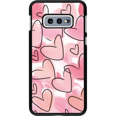 Coque Samsung Galaxy S10e - Easter 2023 pink hearts