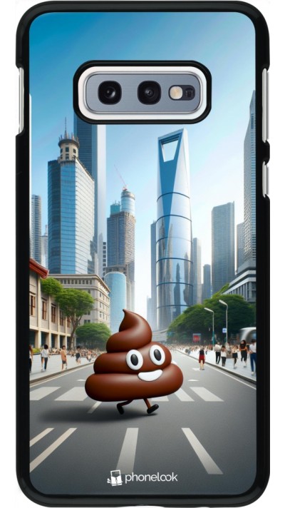 Coque Samsung Galaxy S10e - Emoji Caca walk