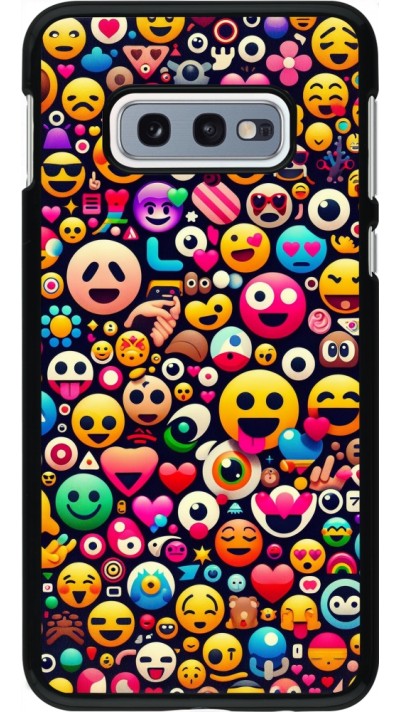 Coque Samsung Galaxy S10e - Emoji Mix Color