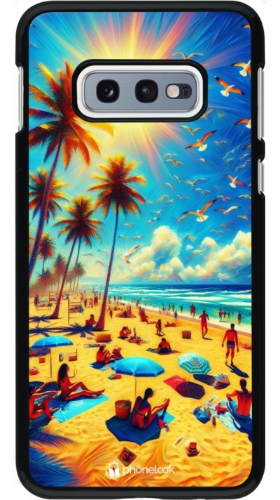 Coque Samsung Galaxy S10e - Été Paradis Paint