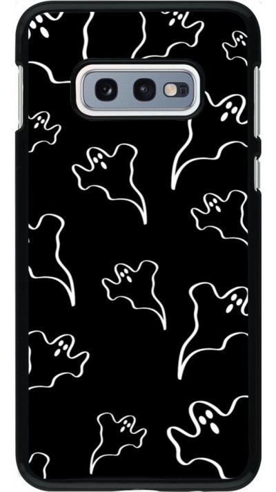 Coque Samsung Galaxy S10e - Halloween 2024 black and white ghosts