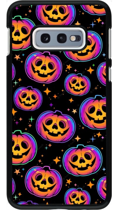 Coque Samsung Galaxy S10e - Halloween 2024 rainbow pumpkins