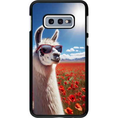 Coque Samsung Galaxy S10e - Lama Chic en Coquelicot