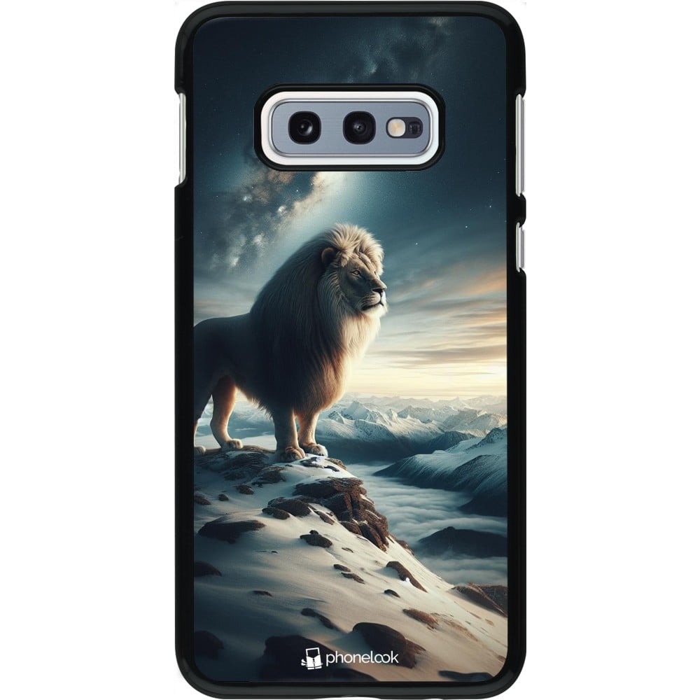 Coque Samsung Galaxy S10e - Le lion blanc