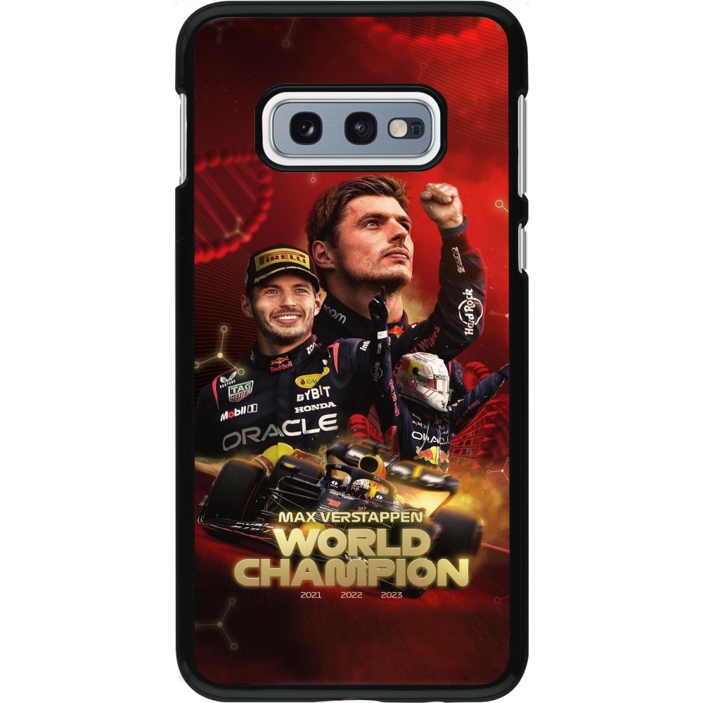 Coque Samsung Galaxy S10e - Max Verstappen Champion 2023