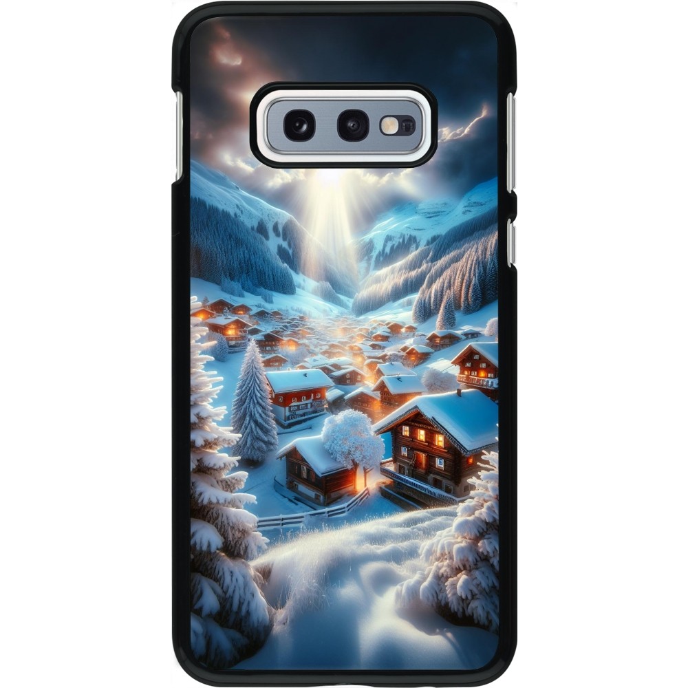 Coque Samsung Galaxy S10e - Mont Neige Lumière