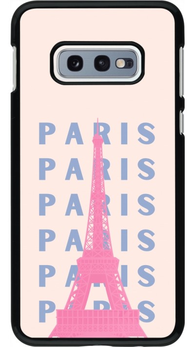 Samsung Galaxy S10e Case Hülle - Paris Pink Print