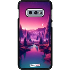 Coque Samsung Galaxy S10e - Paysage Violet-Rose