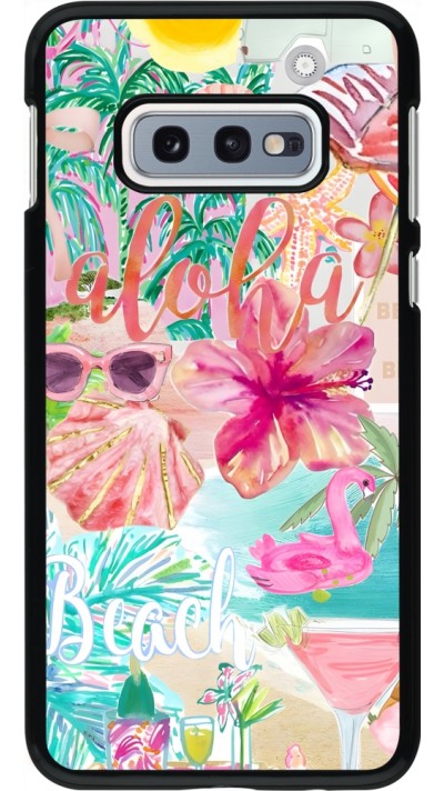 Samsung Galaxy S10e Case Hülle - Preppy Collage Aloha