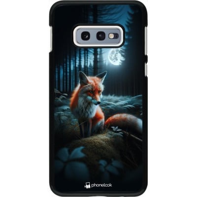 Coque Samsung Galaxy S10e - Renard lune forêt