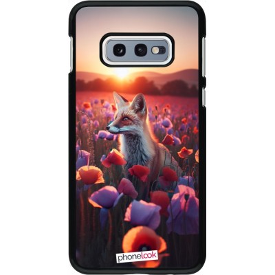 Coque Samsung Galaxy S10e - Renard pourpre au crépuscule