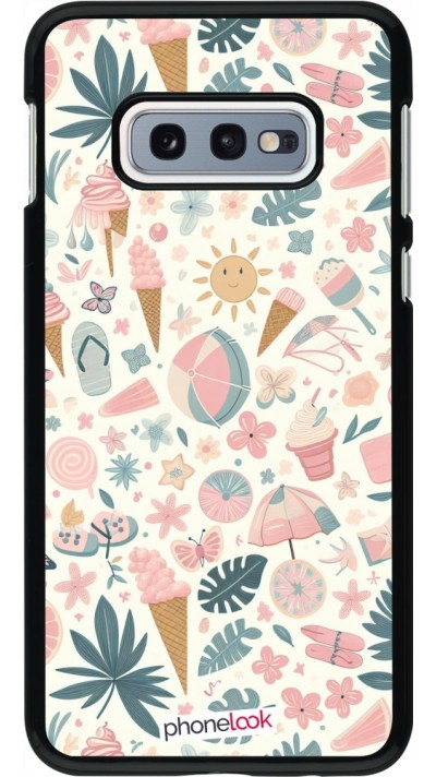 Samsung Galaxy S10e Case Hülle - Sommer Pink Muster