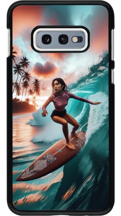 Samsung Galaxy S10e Case Hülle - Surferin aus Bali