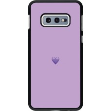 Coque Samsung Galaxy S10e - Valentine 2023 purpule single heart