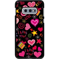 Coque Samsung Galaxy S10e - Valentine 2023 love symbols