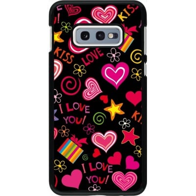 Coque Samsung Galaxy S10e - Valentine 2023 love symbols