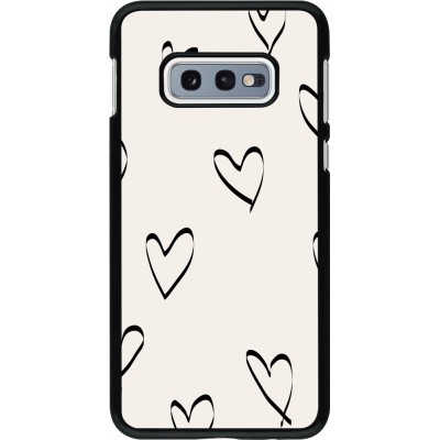 Coque Samsung Galaxy S10e - Valentine 2023 minimalist hearts